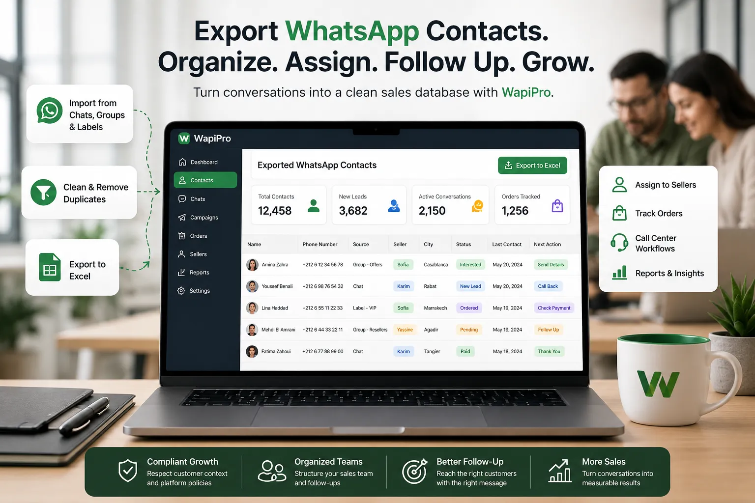 How to Export WhatsApp Contacts and Turn Them Into a Clean Sales Database