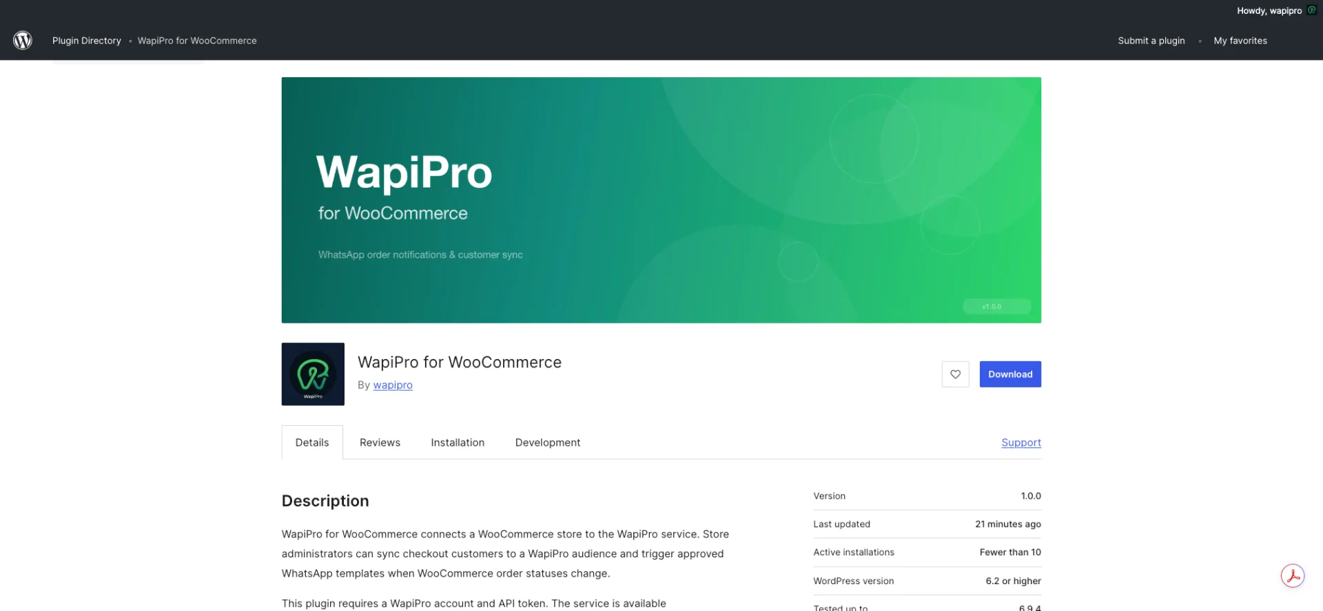 WapiPro for WooCommerce: Send WhatsApp Order Updates and Sync Checkout Customers